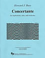 Concertante for euphonium, tuba, and orchestra cover